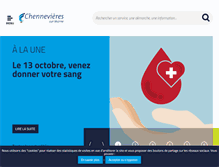 Tablet Screenshot of chennevieres.com